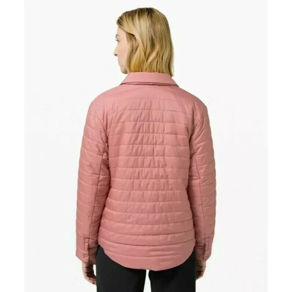 Lululemon Women's Switch Please Reversible Shacket Chalky Rose Pink‎ Sz 10 NEW